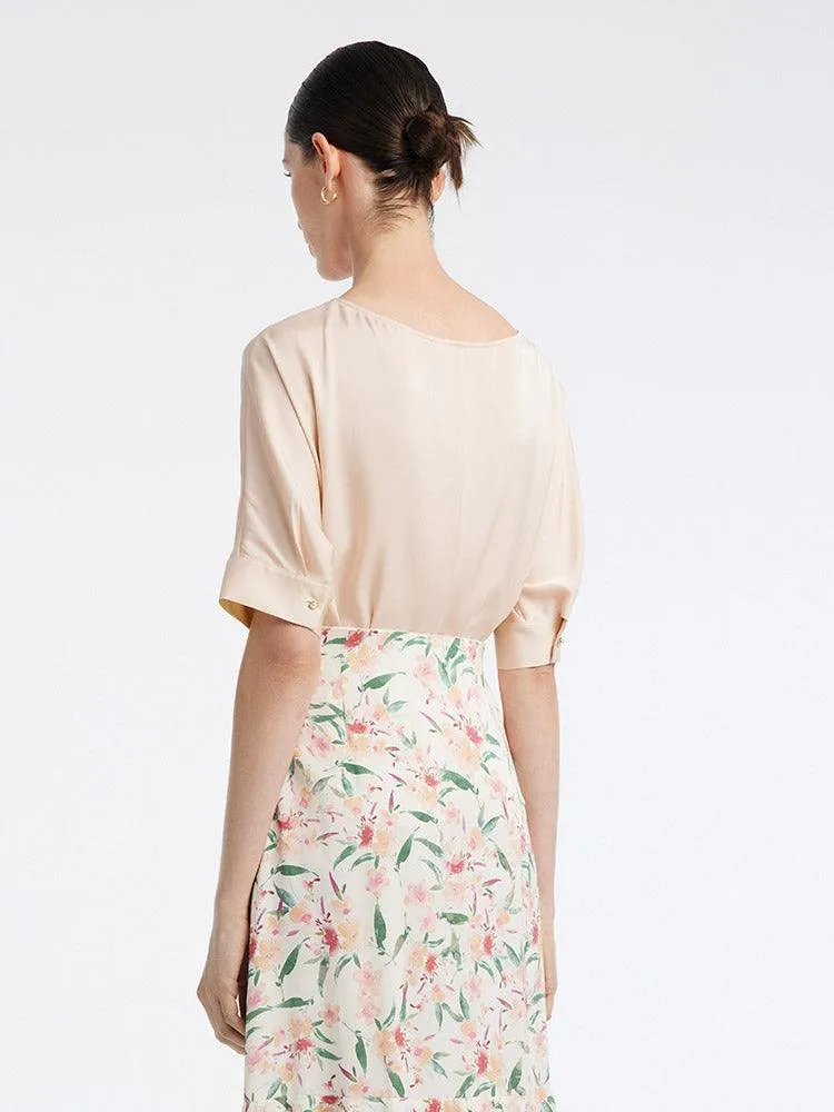 22 Momme Stretch Silk Tops