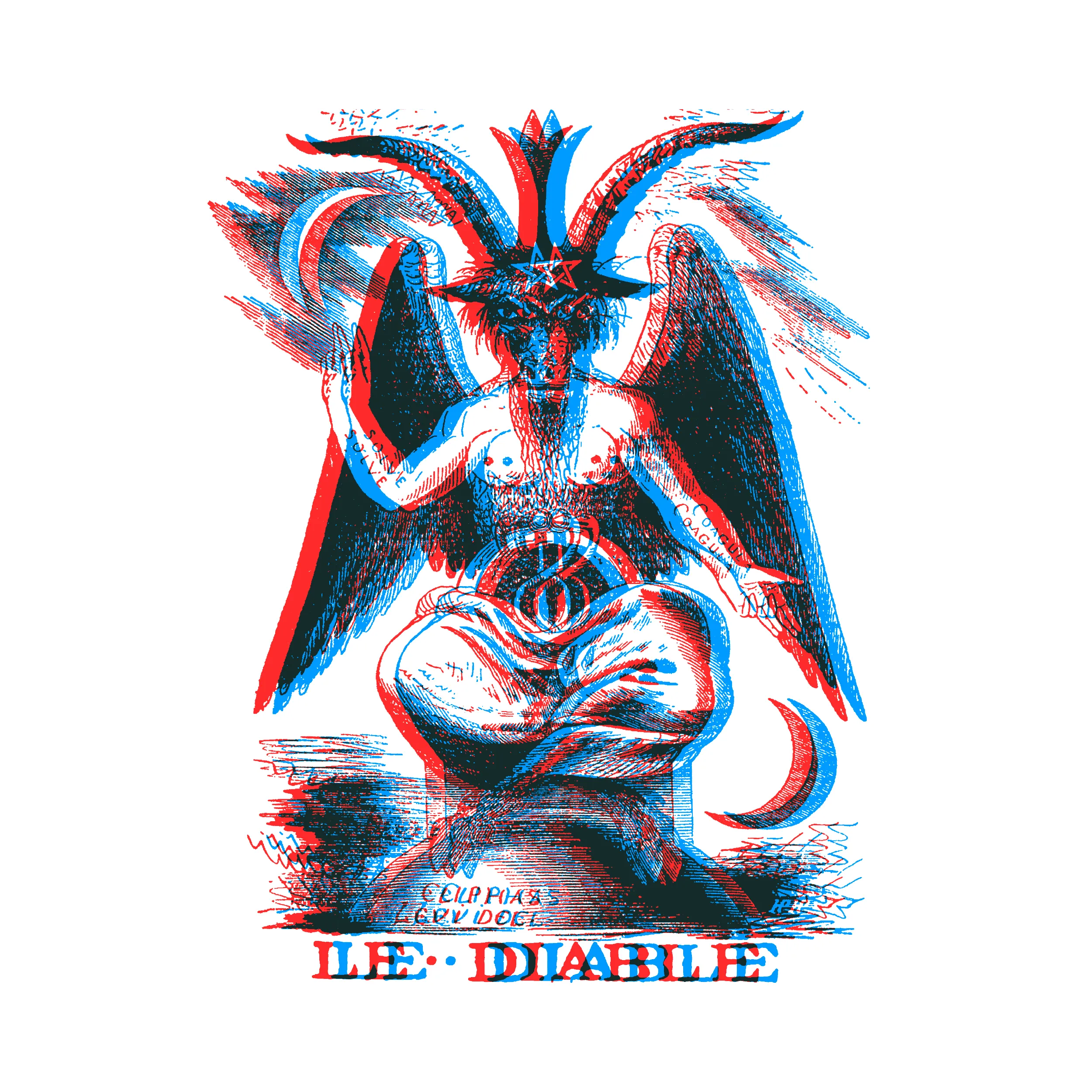 3D Baphomet Classic Tee