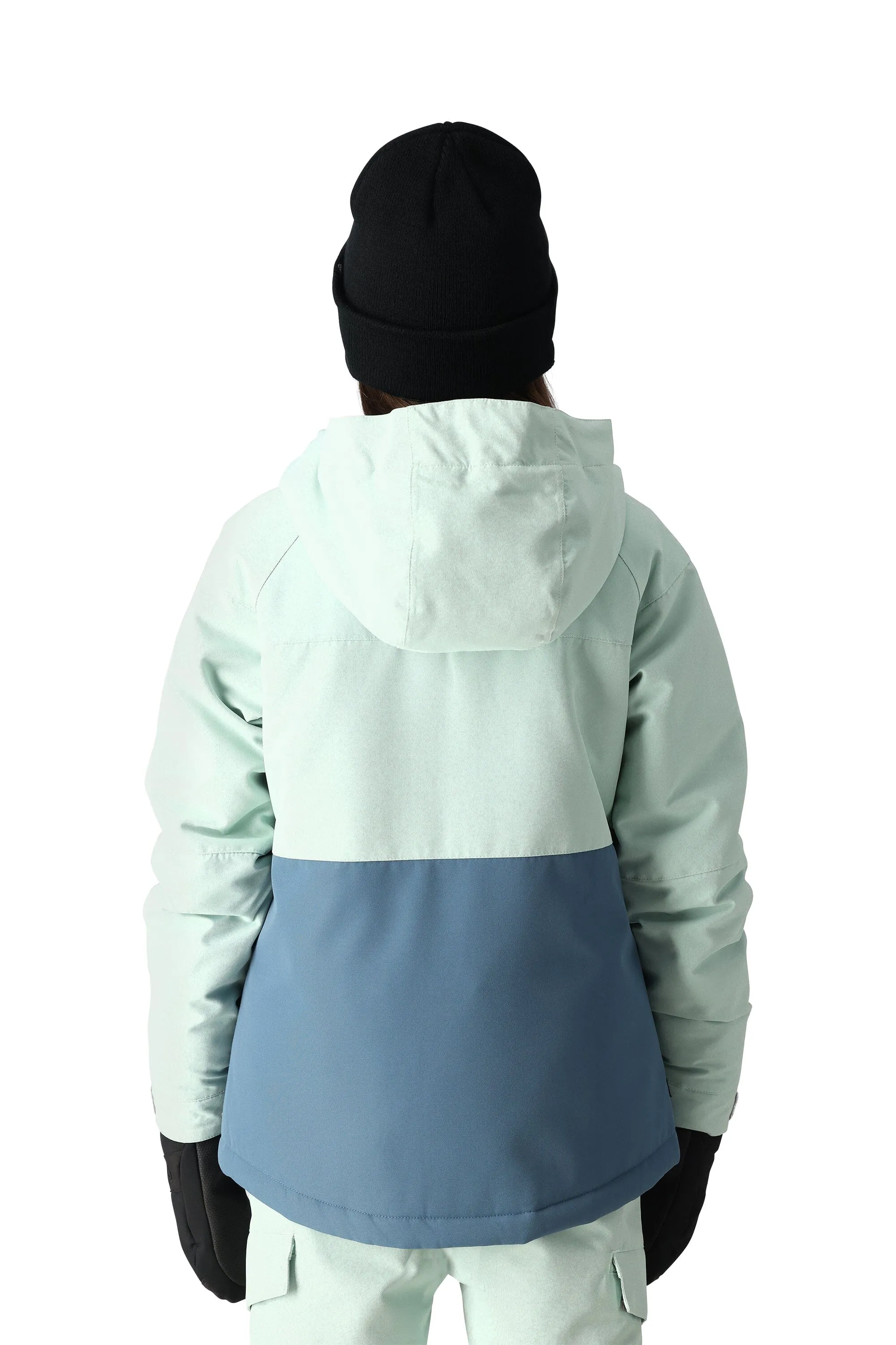 686 Girl's Athena Insulated Snowboard Jacket Seaglass Colourblock 2025