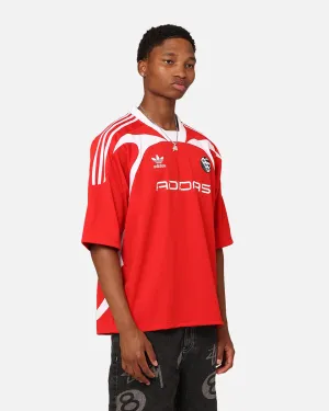 Adidas Oversized Short Sleeve Jersey Better Scarlet
