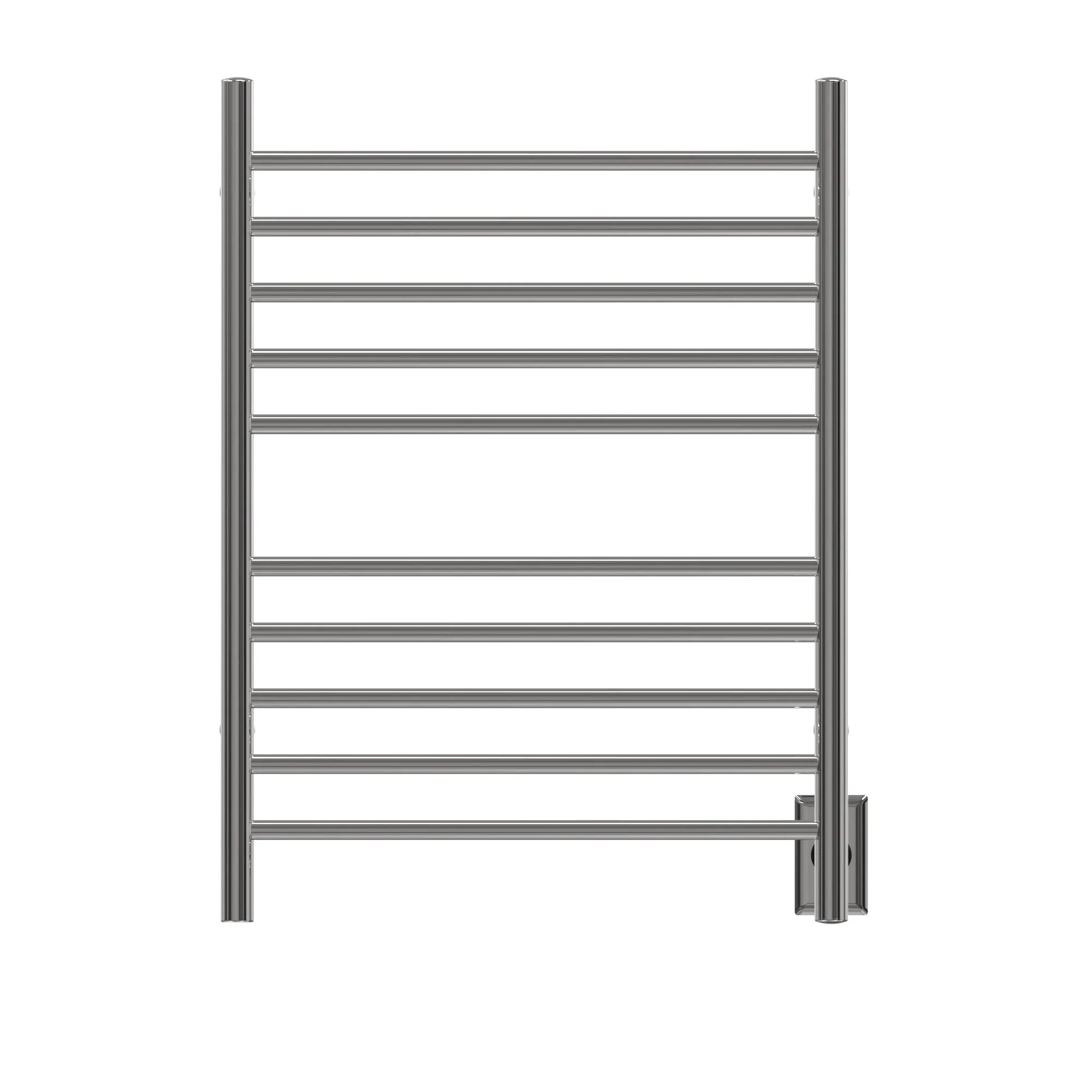 Amba RWH-SP Radiant Hardwired   Plug-in Combo Straight 10 Bar Towel Warmer in Polished