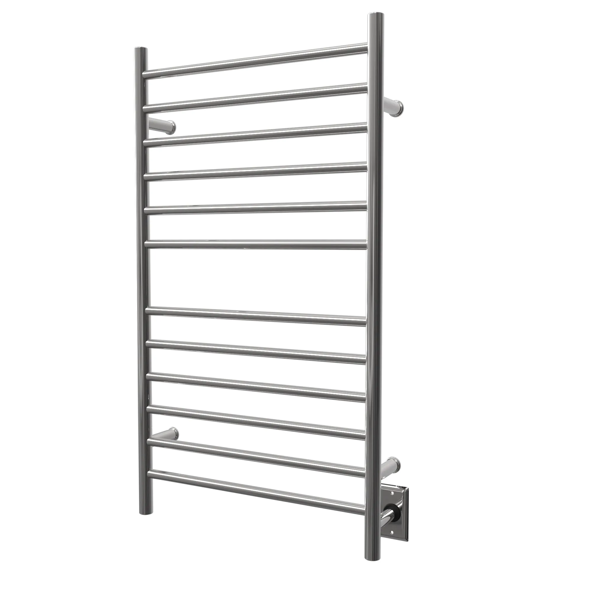 Amba RWHL-SP Radiant Large Hardwired   Plug-in Combo Straight 12 Bar Towel Warmer in Polished