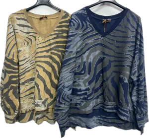 Animal Print Sweater