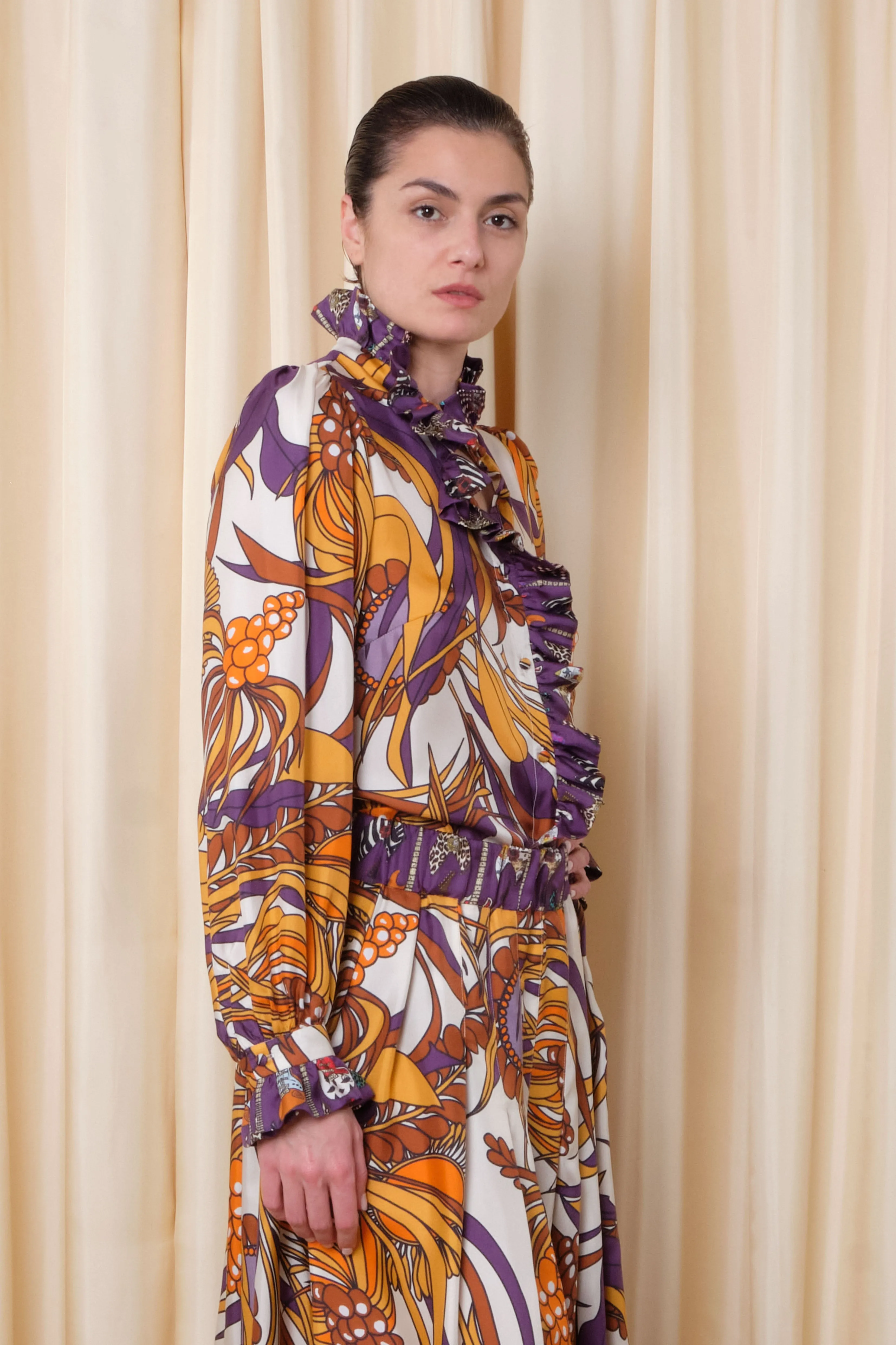 Baronne Top in Corail Pumpkin