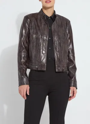 Bennett Patent Vegan Leather Jacket - Lysse 24-3446-M8
