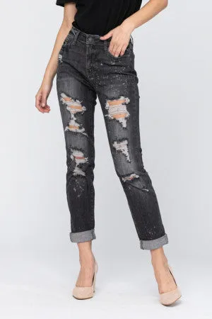 Better Believe It Judy Blue Boyfriend Jeans