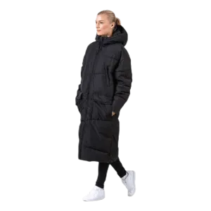 Big Front Pocket Long Jacket Black