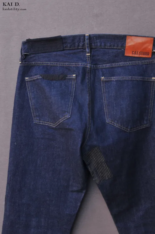 Boro Jeans - Deep Indigo - 32 (relaxed fit)