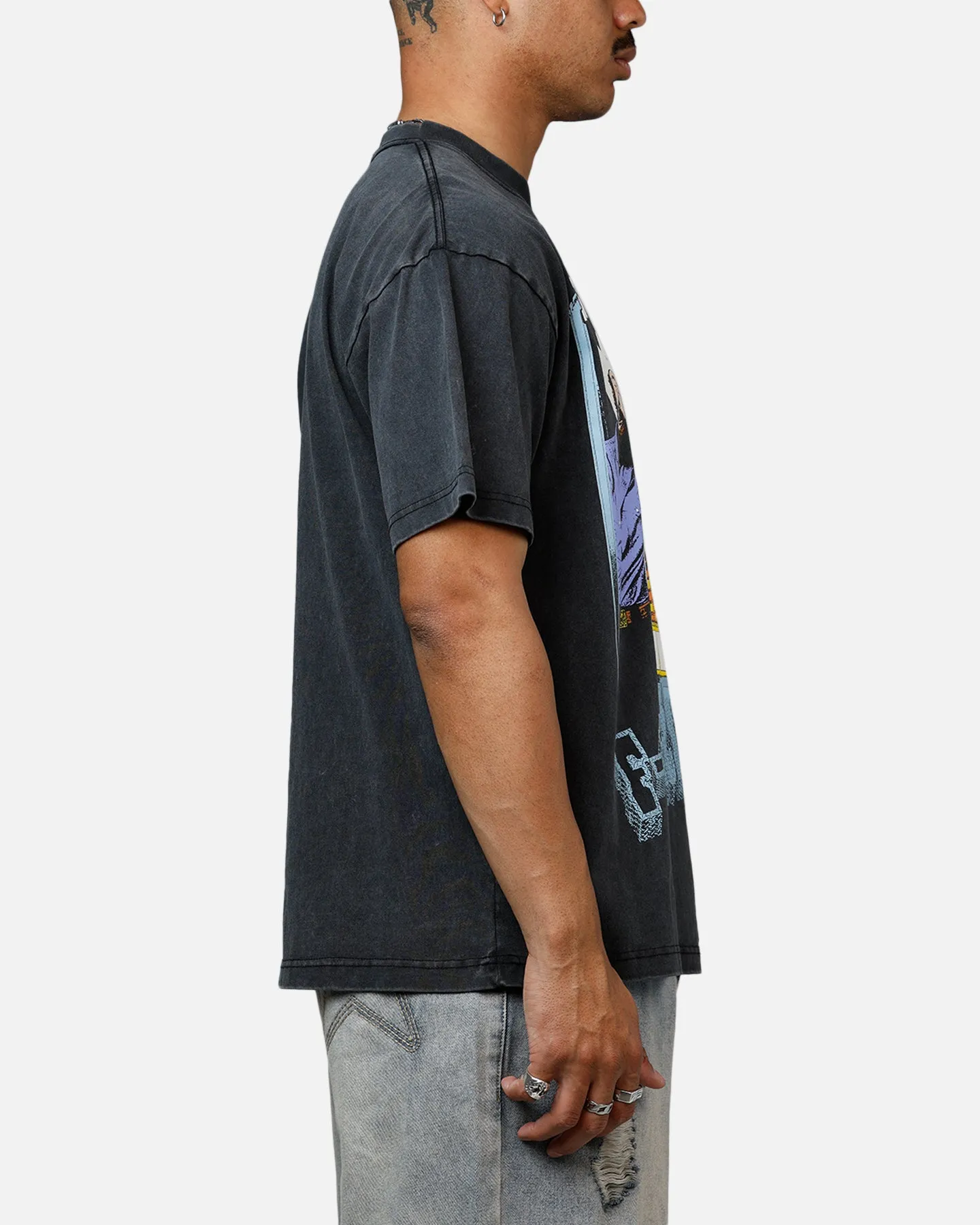 Bravado Post Malone T-Shirt Washed Black