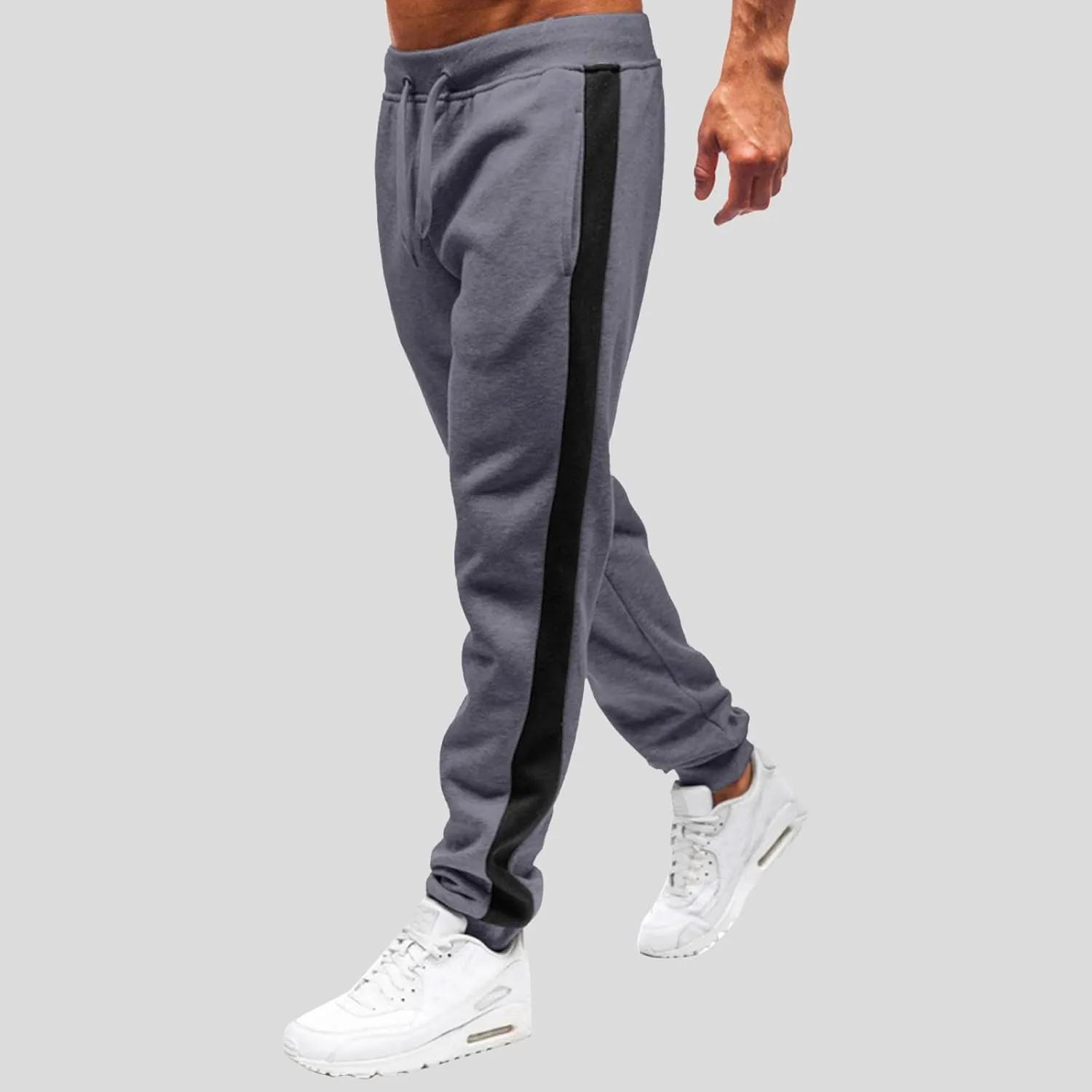 Cargo Pants for Men Big and Tall Pant Mens Cotton Linen Pants Loose Casual Lightweight Elastic Waist Drawstring Beach