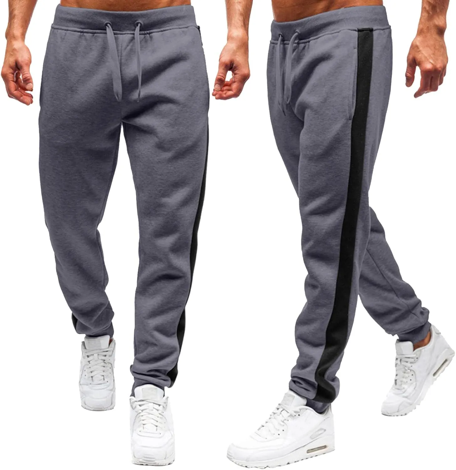 Cargo Pants for Men Big and Tall Pant Mens Cotton Linen Pants Loose Casual Lightweight Elastic Waist Drawstring Beach