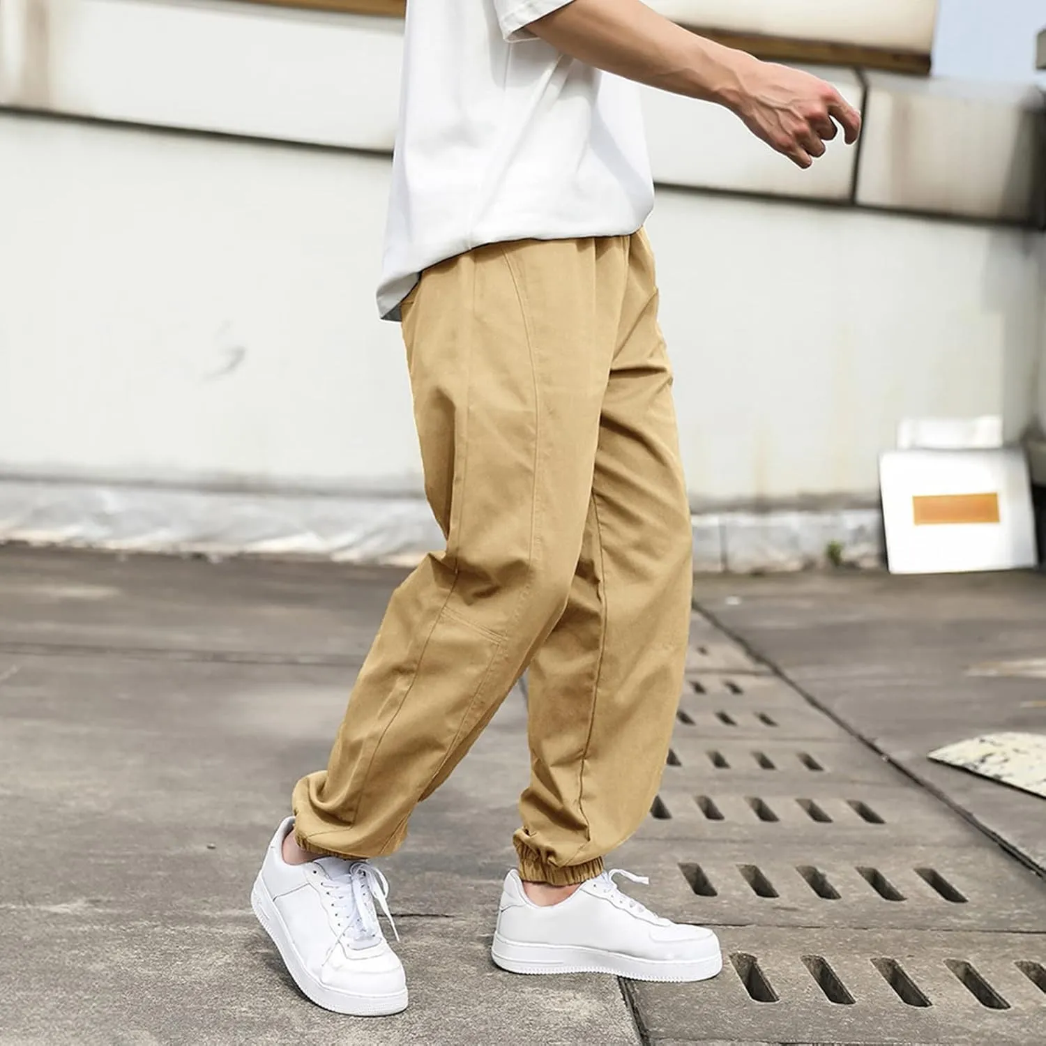 Cargo Sweatpants for Men Big and Tall Trousers Bottom Casual Baggy Athletic Running Training Jogger Pants Men's Cargo