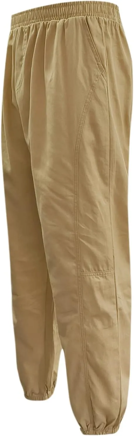 Cargo Sweatpants for Men Big and Tall Trousers Bottom Casual Baggy Athletic Running Training Jogger Pants Men's Cargo