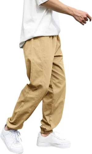 Cargo Sweatpants for Men Big and Tall Trousers Bottom Casual Baggy Athletic Running Training Jogger Pants Men's Cargo