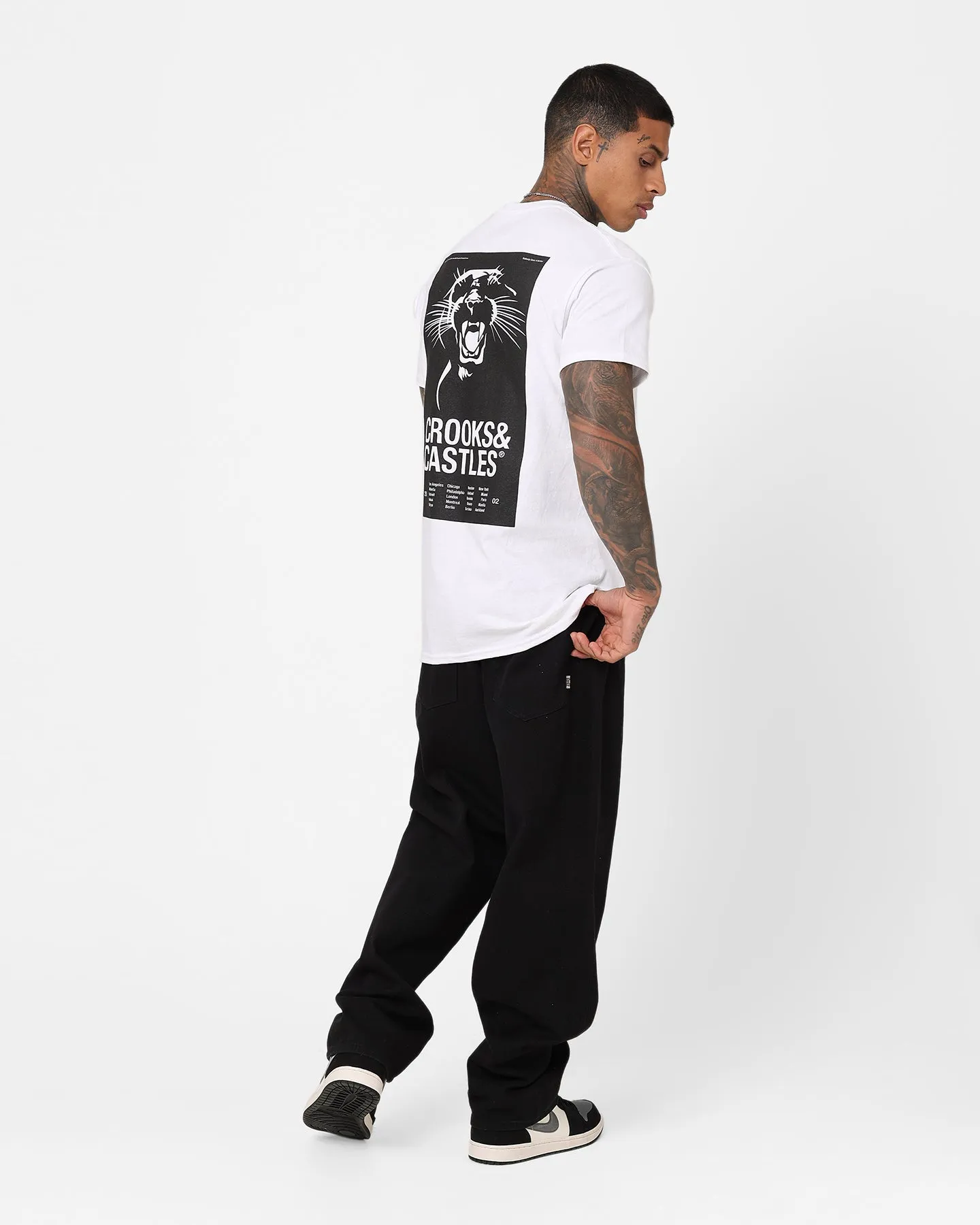 Crooks & Castles Trouble Maker T-Shirt White