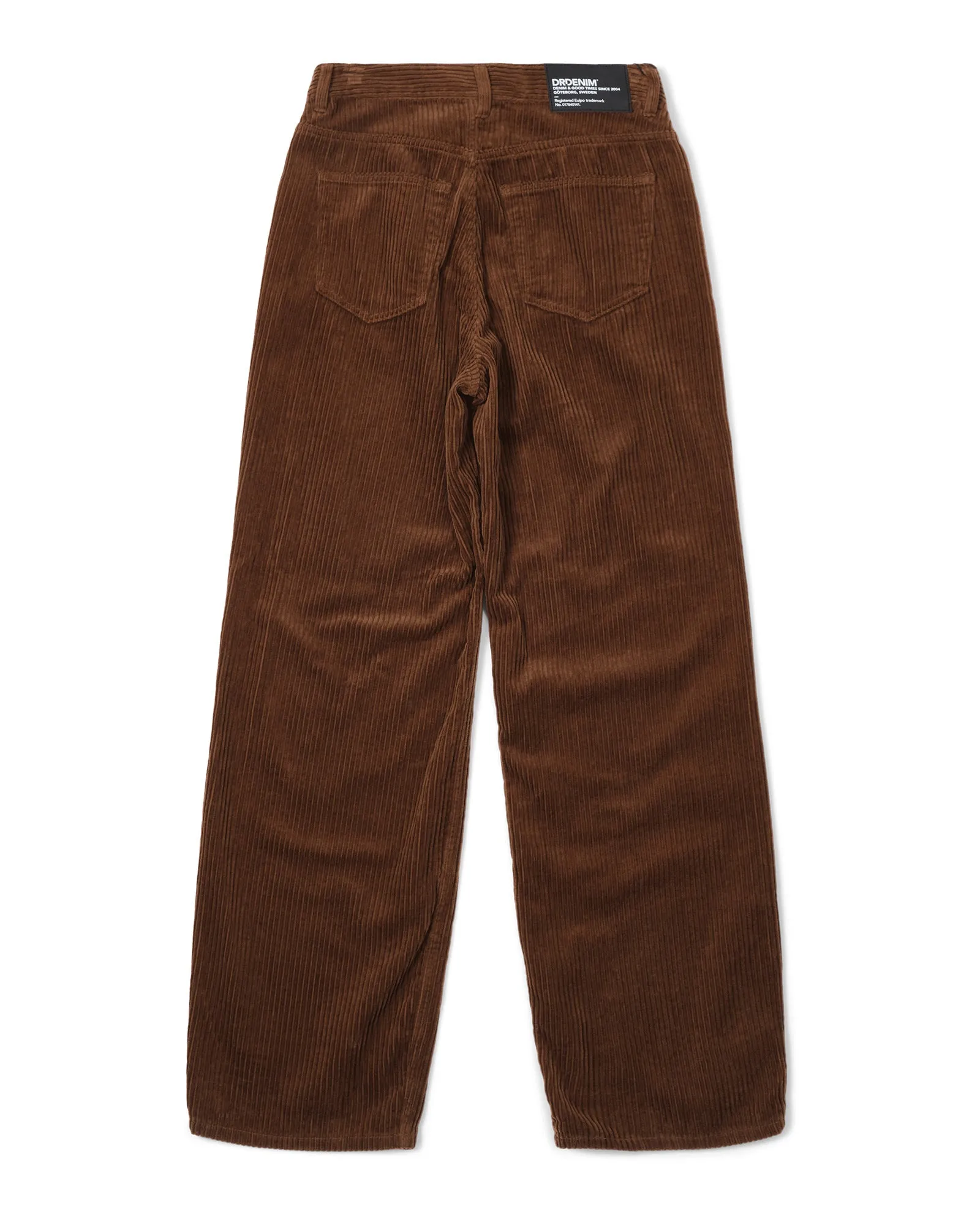 Donna Baggy Jeans - Brown Cord