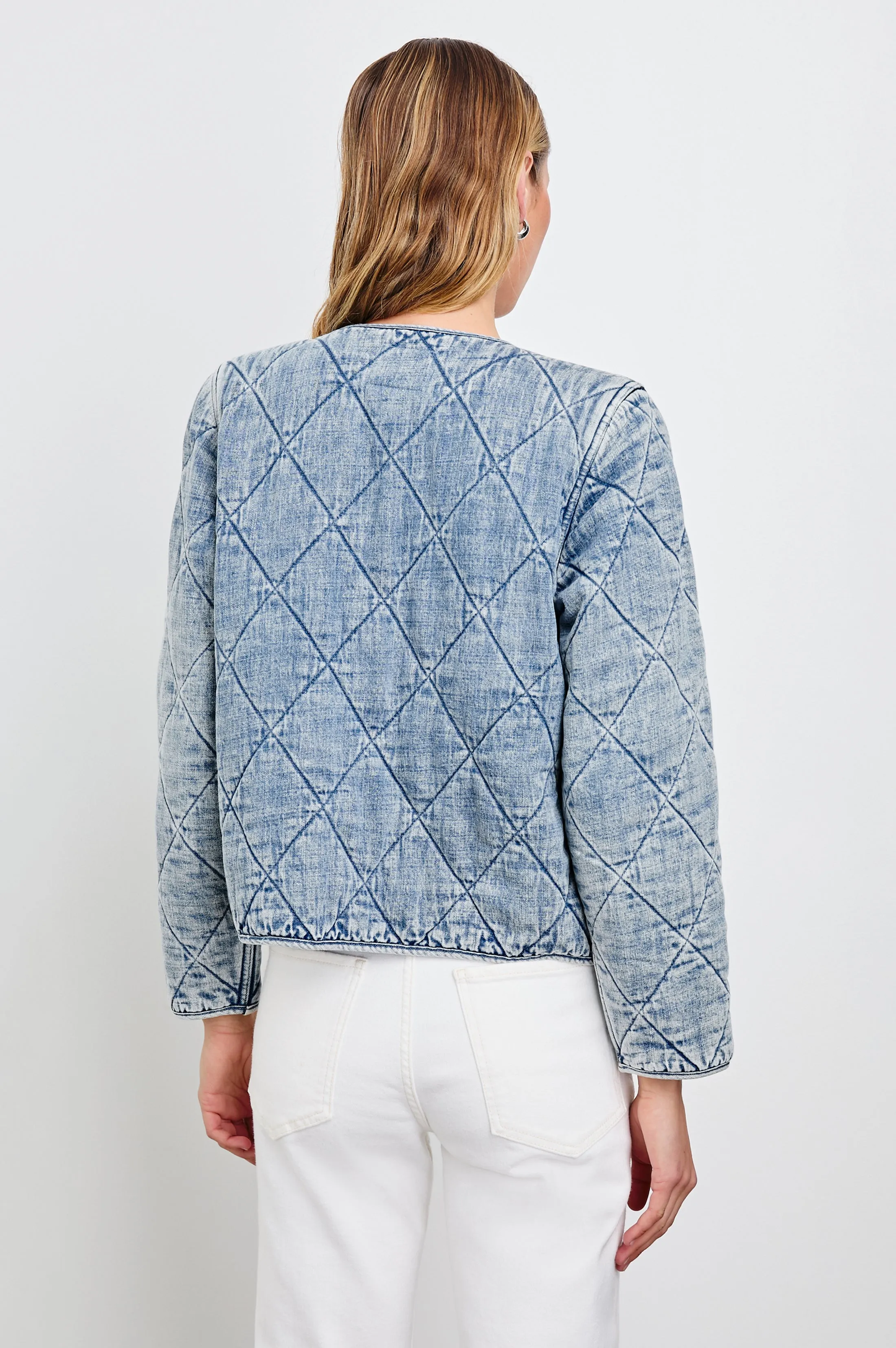 ENCY JACKET - MID BLUE