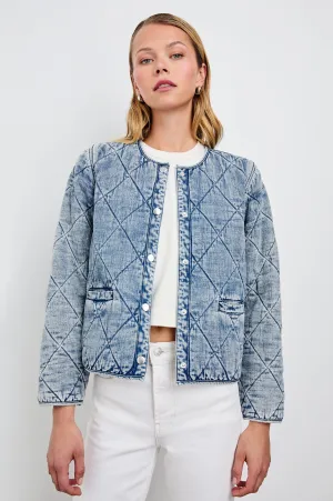 ENCY JACKET - MID BLUE