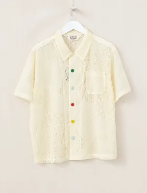 Engineered Mesh Button Up (Natural)