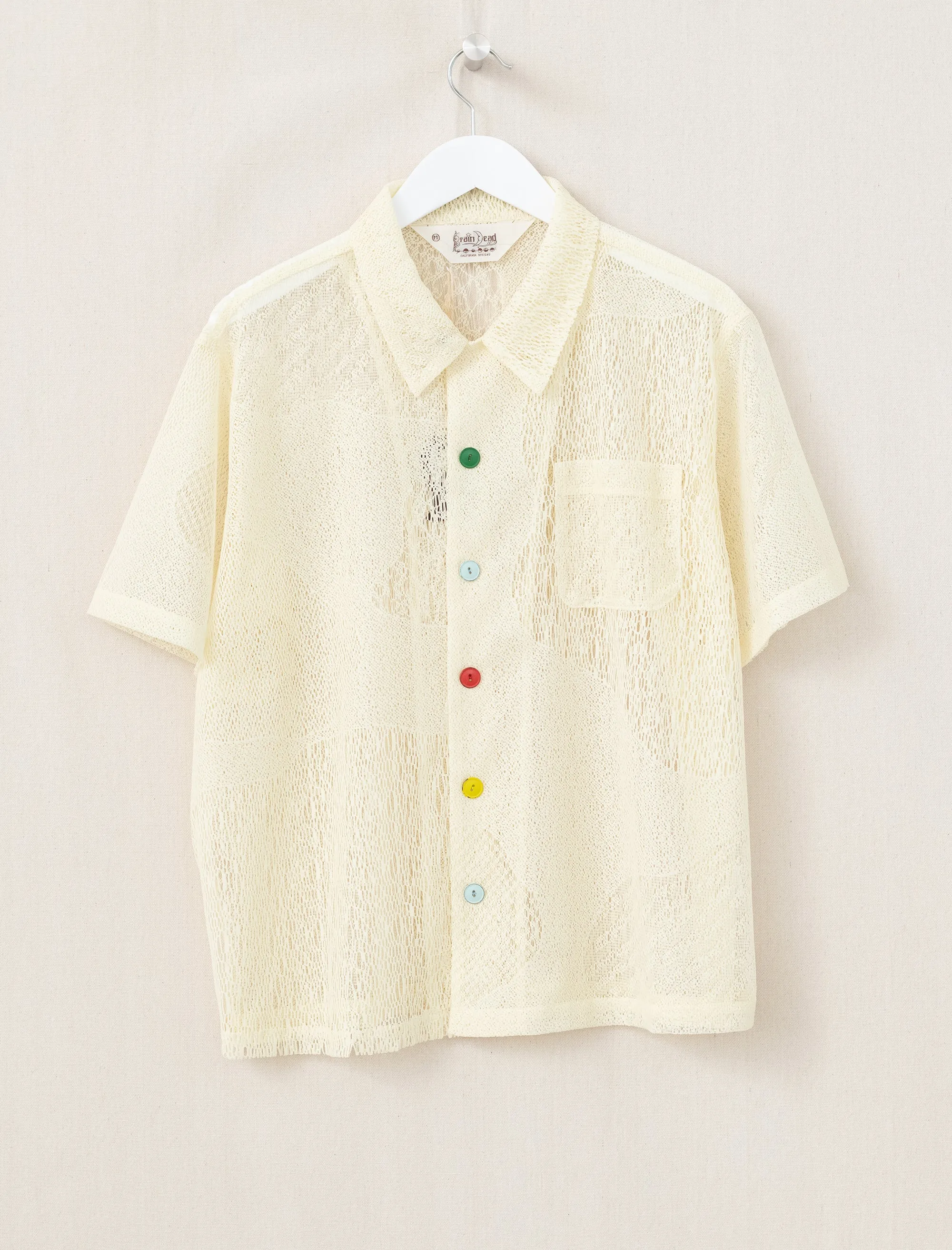 Engineered Mesh Button Up (Natural)