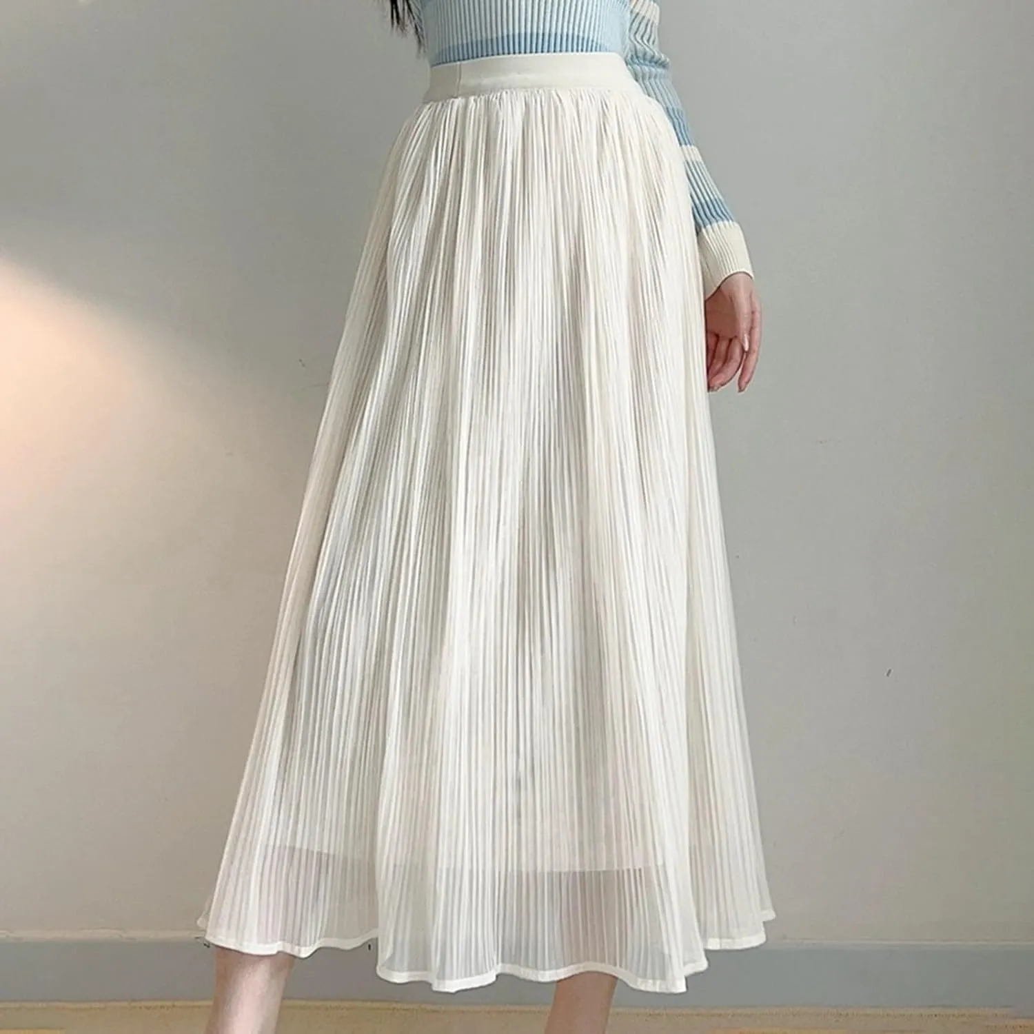 Fashion Skirts for Women 2024 Trendy 2024 New Spring Ladies Fashionable Temperament Gentle Style Drape Stitching