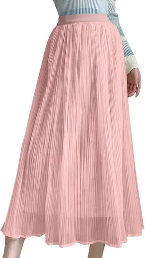 Fashion Skirts for Women 2024 Trendy 2024 New Spring Ladies Fashionable Temperament Gentle Style Drape Stitching
