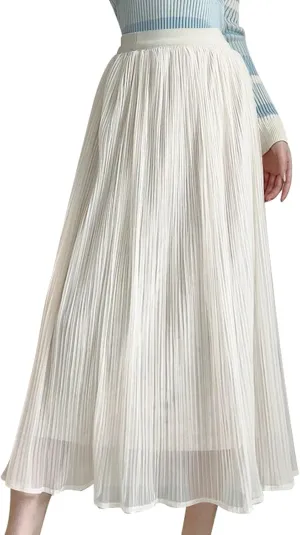 Fashion Skirts for Women 2024 Trendy 2024 New Spring Ladies Fashionable Temperament Gentle Style Drape Stitching