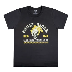 Ghost Rider Ride With Vengeance Charcoal Tee