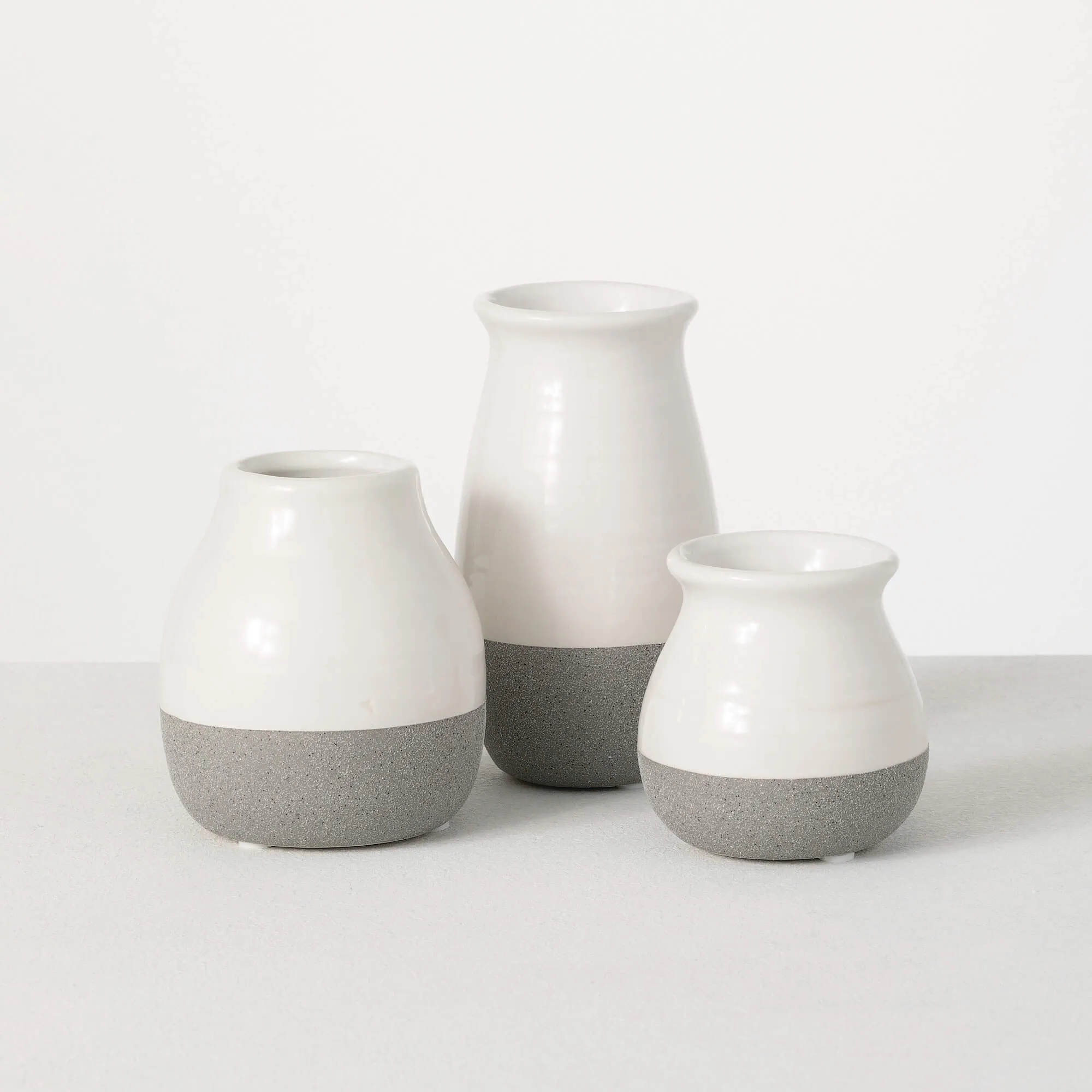 Gloss And Matte Two-Toned Pots