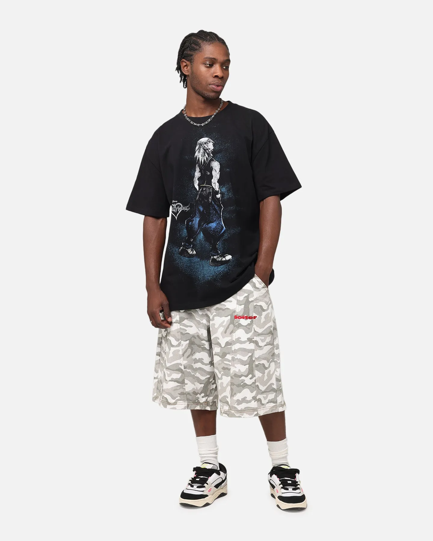 Goat Crew Disney Kingdom Hearts Riku Heavyweight T-Shirt Black