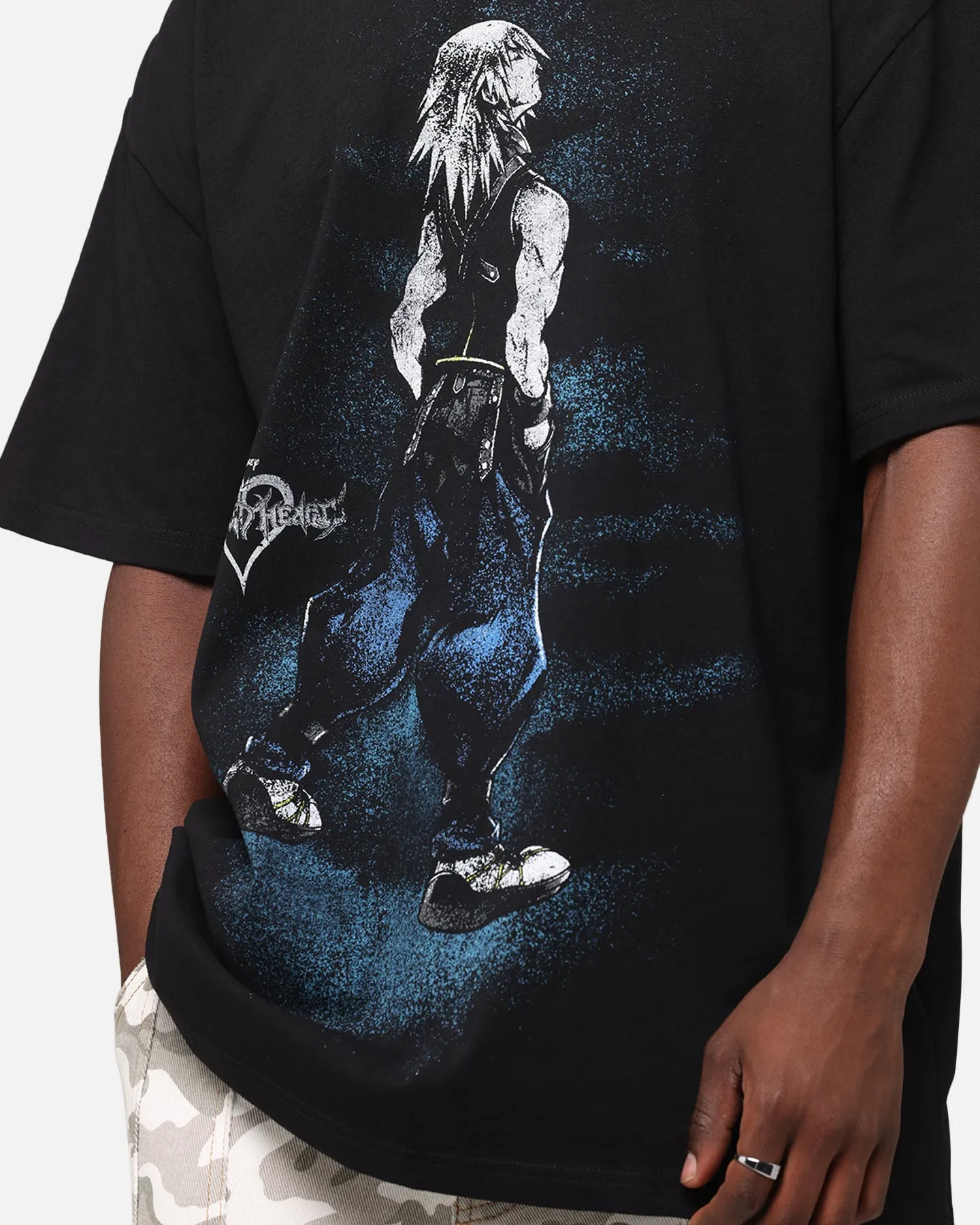Goat Crew Disney Kingdom Hearts Riku Heavyweight T-Shirt Black