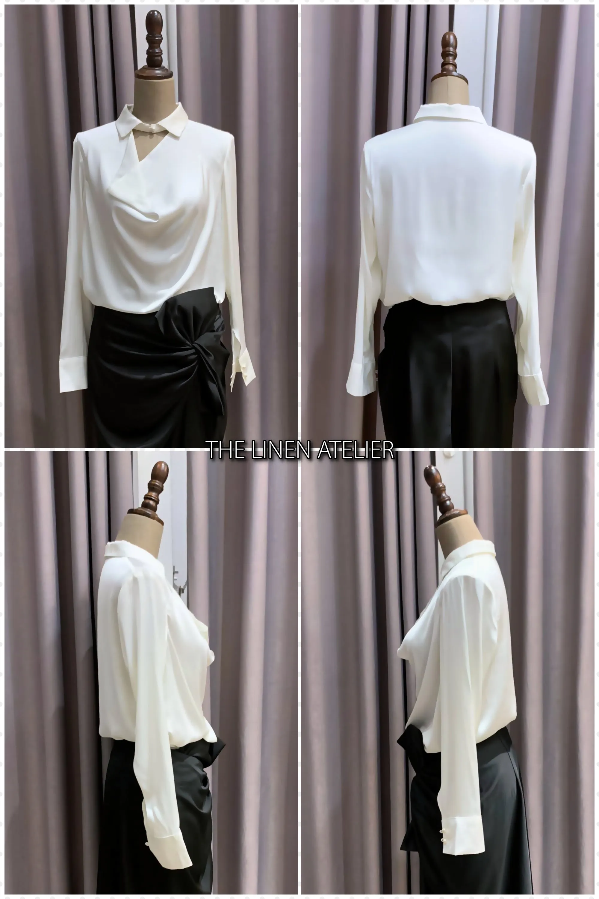HERANIE Long Sleeves Button Detail Shirt