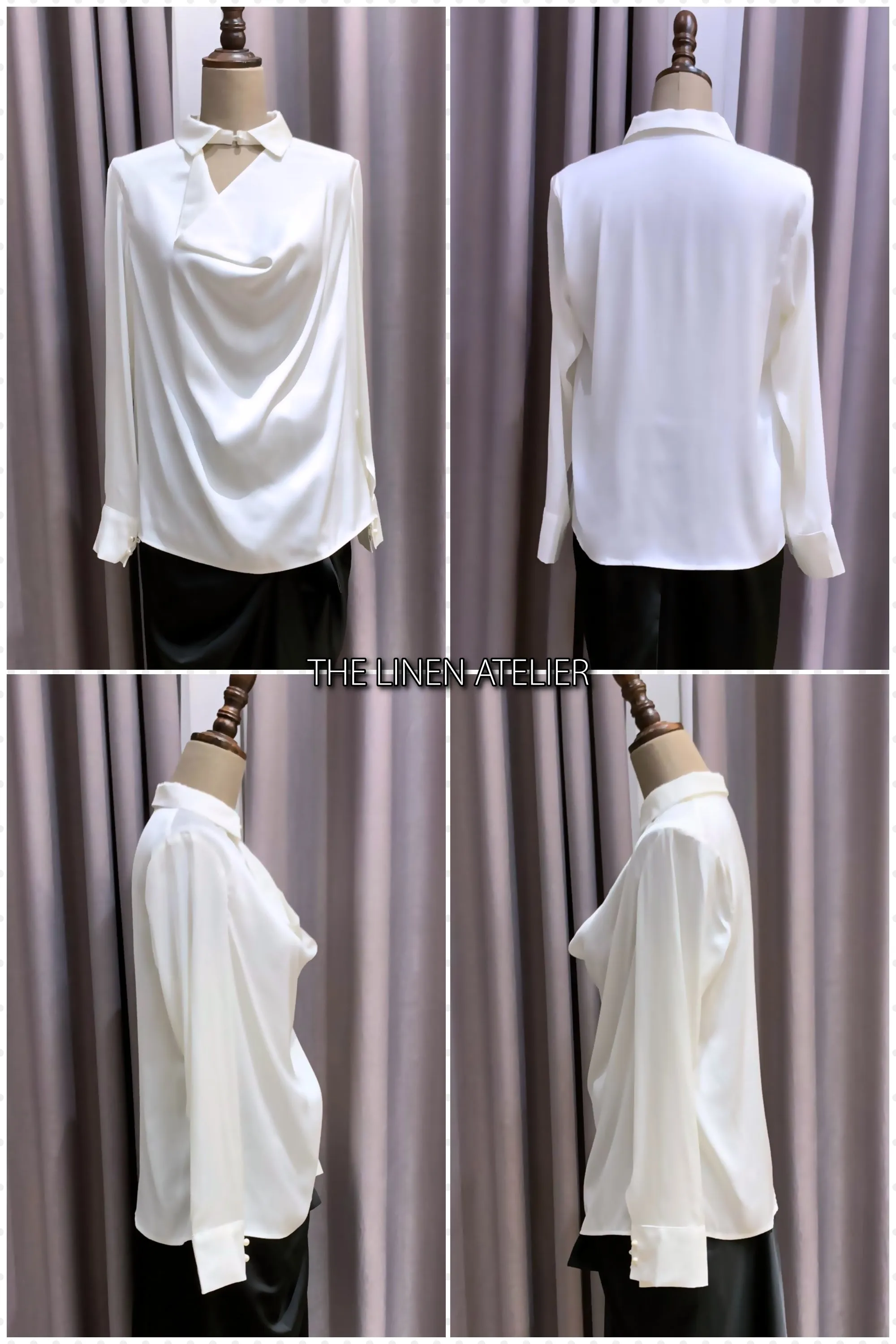 HERANIE Long Sleeves Button Detail Shirt