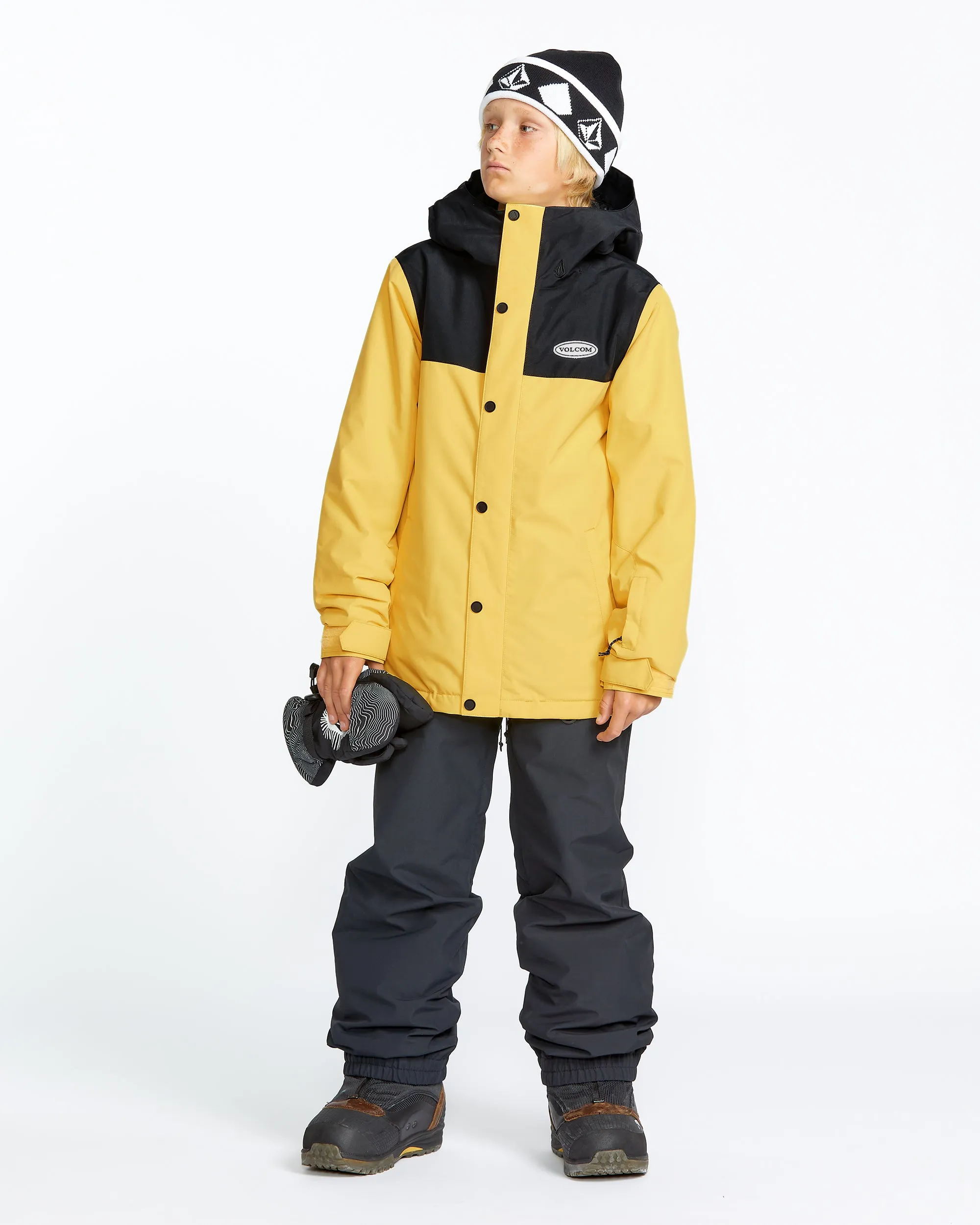 Kids Stone.91 Insulated Jacket - Dark Yellow