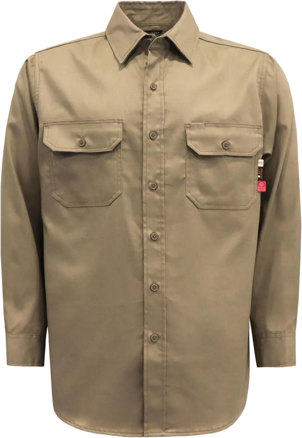 KONRECO FR Shirts for Men Button Down Flame Resistant HRC2 Men's Welding Shirts