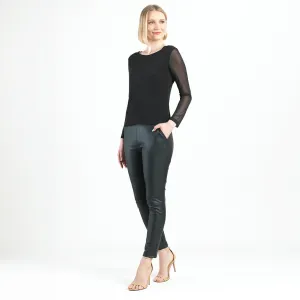 Long Mesh Sleeve Top