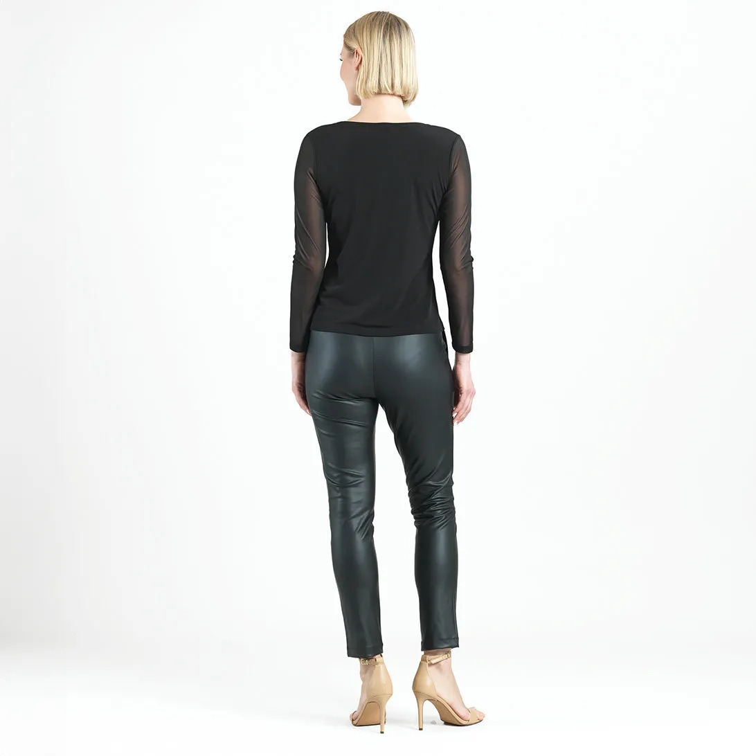 Long Mesh Sleeve Top