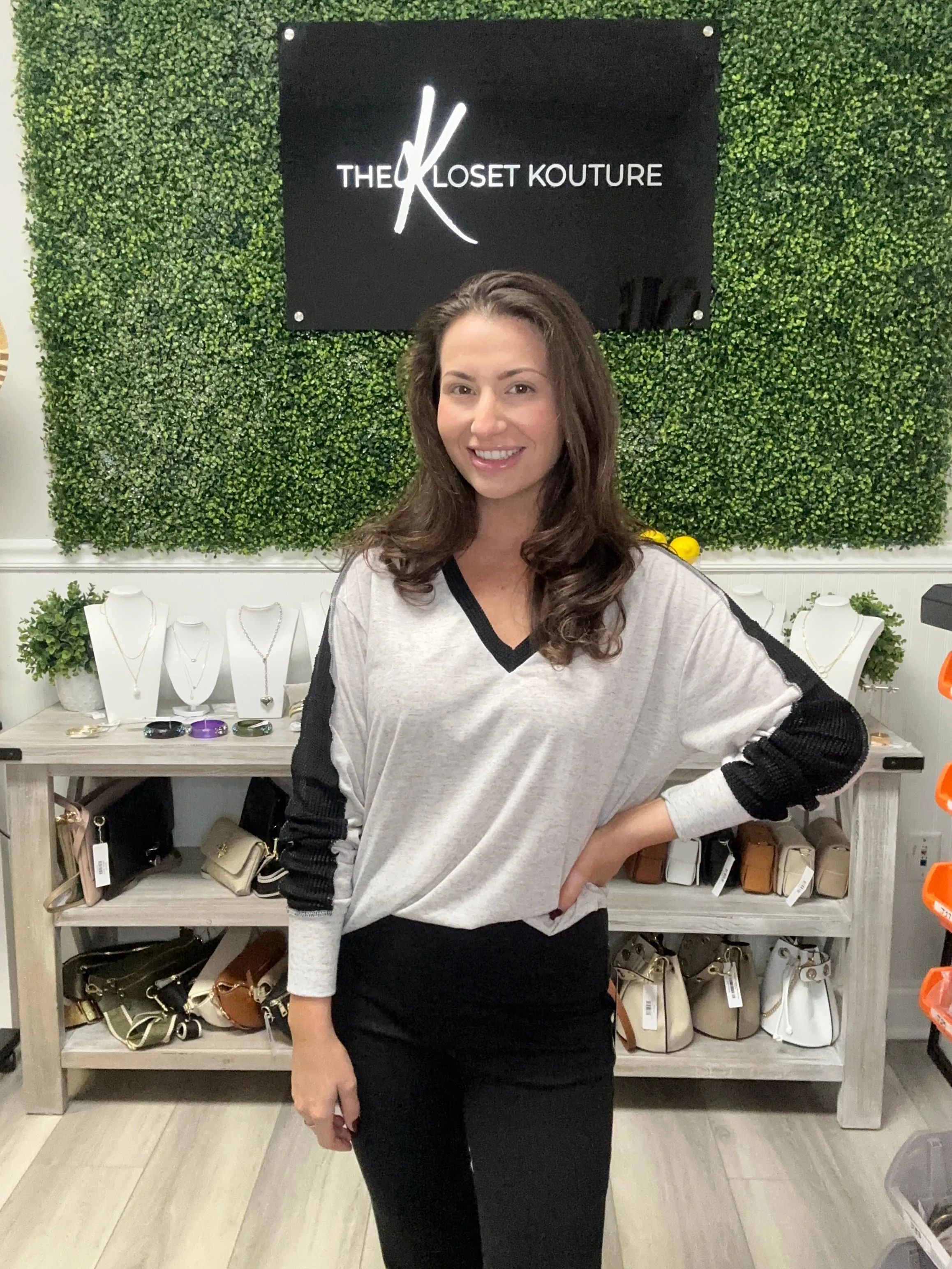 Long Sleeve Mesh Sleeve Shoulder Sleeve Top