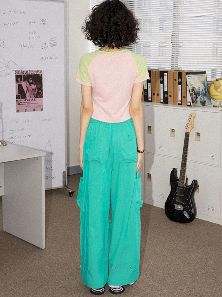 Loose Functional Large Pockets Paratrooper Casual Pants【s0000008848】