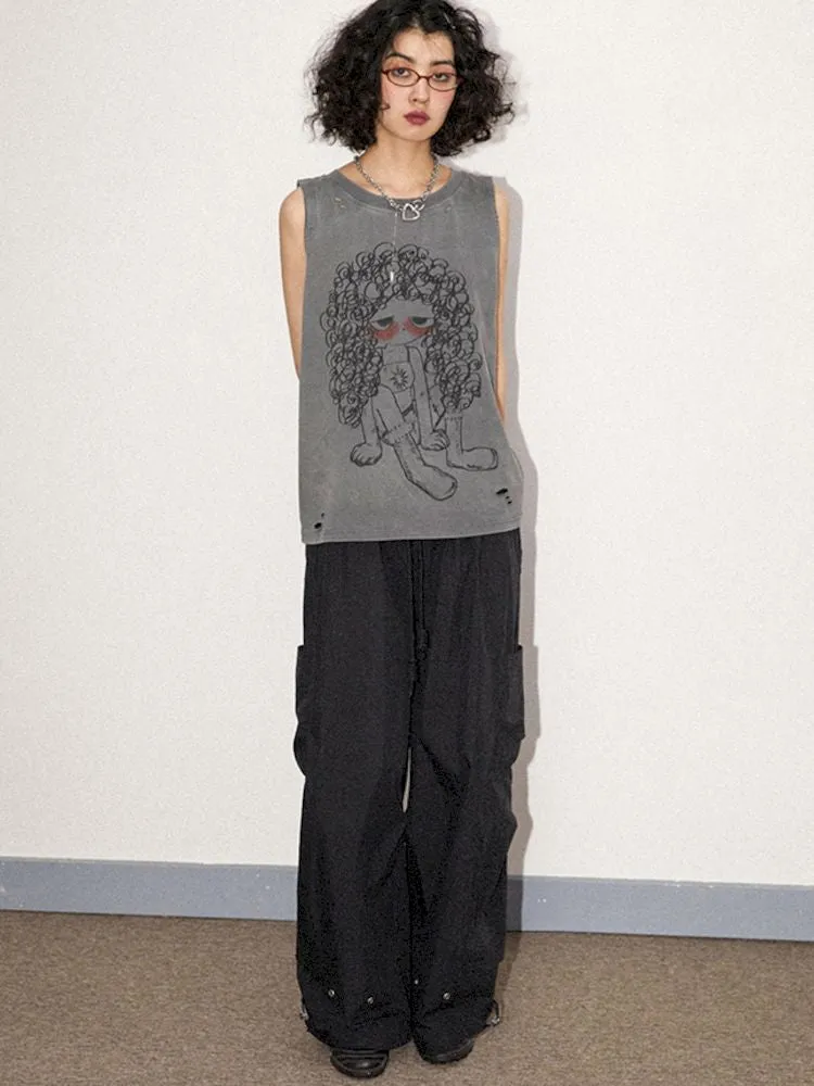 Loose Functional Large Pockets Paratrooper Casual Pants【s0000008848】