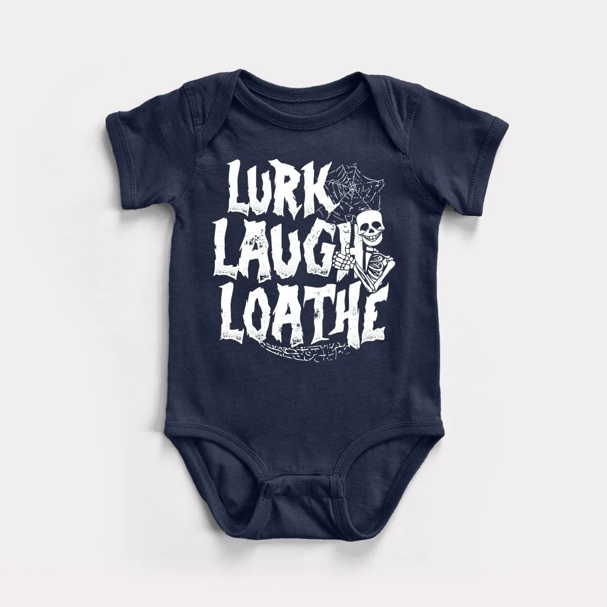 Lurk Laugh Loathe Baby Bodysuit