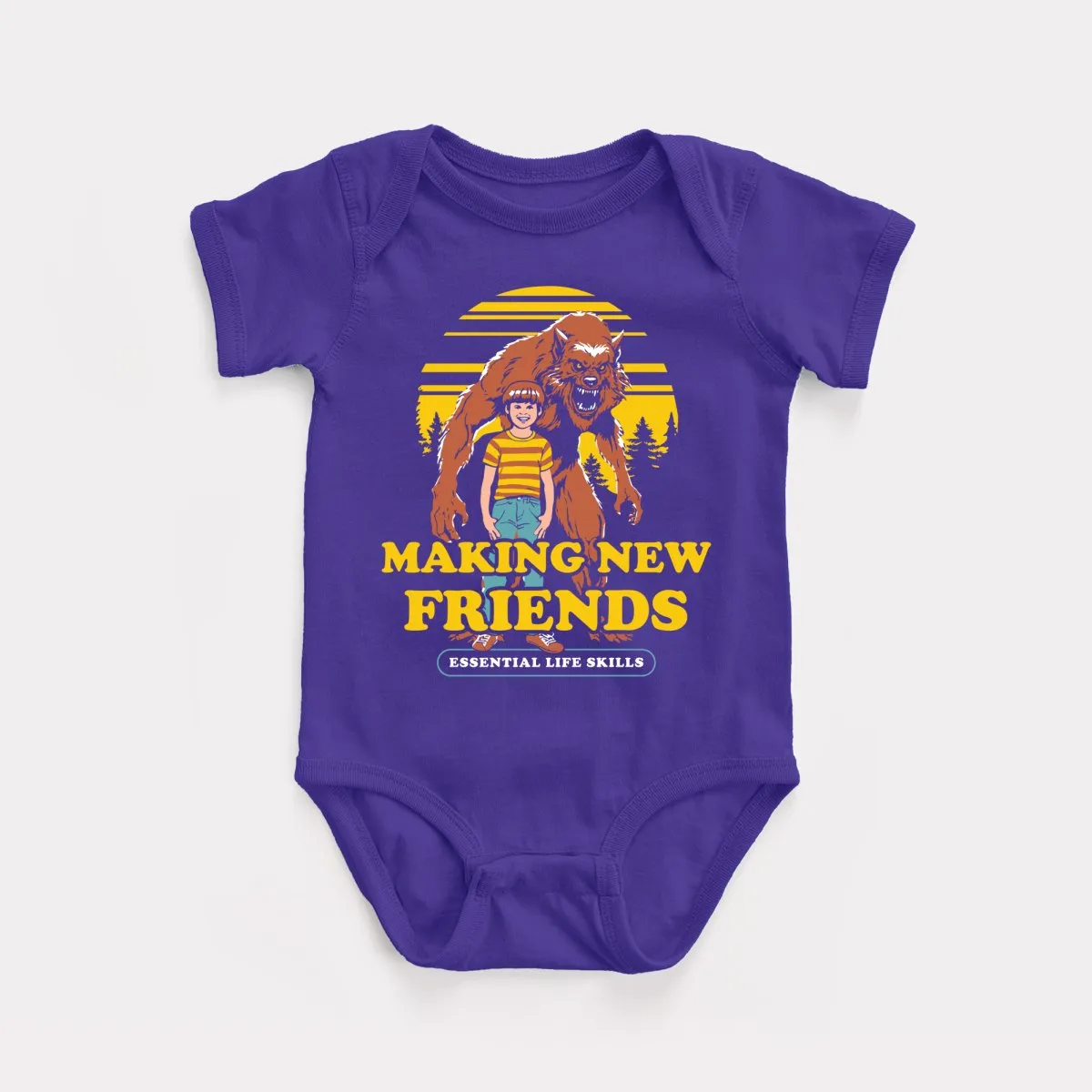 Making New Friends Baby Bodysuit