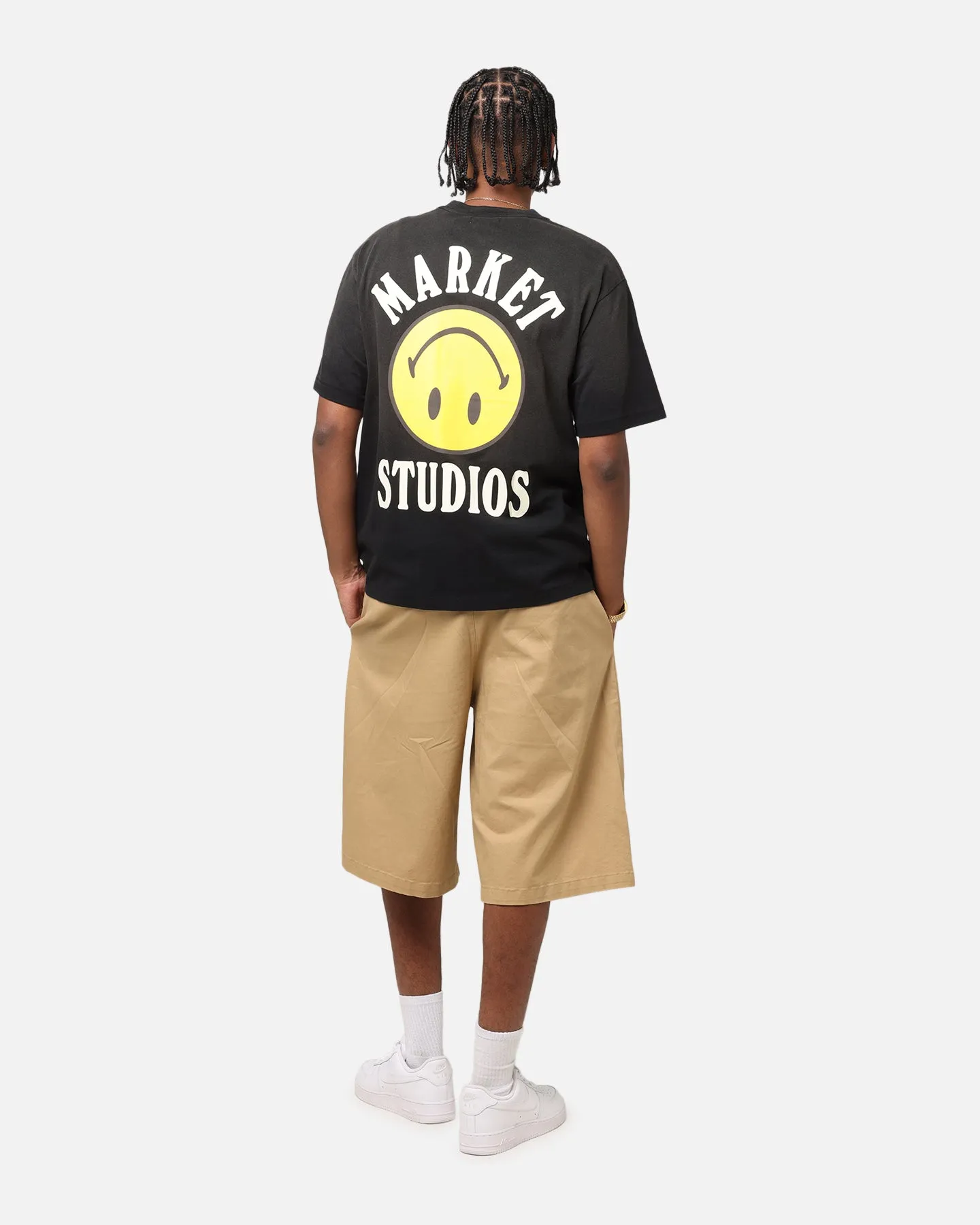 Market Smiley Lockup T-Shirt Black