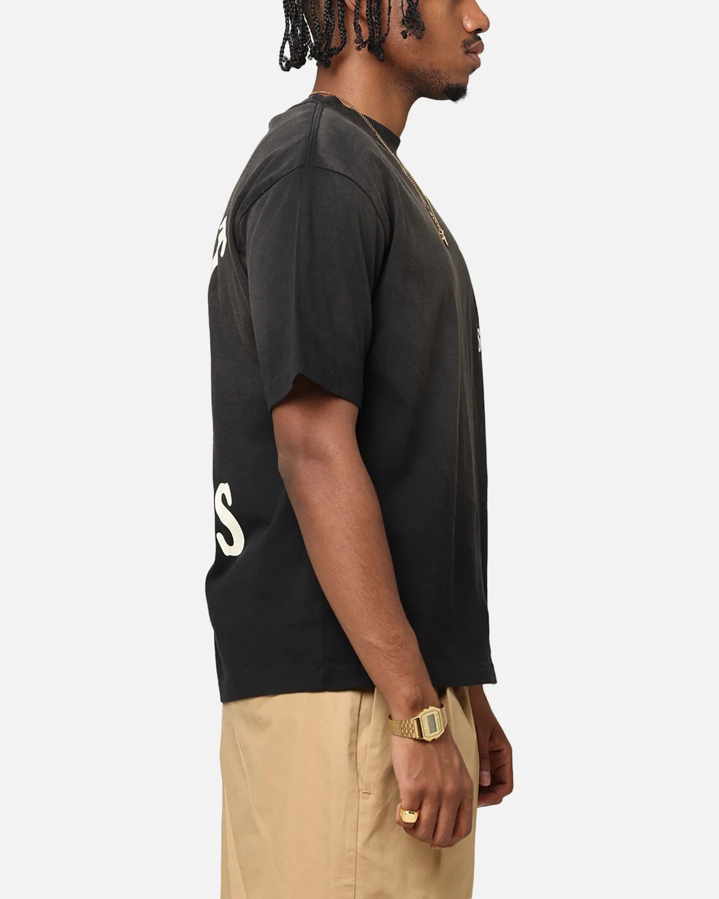 Market Smiley Lockup T-Shirt Black
