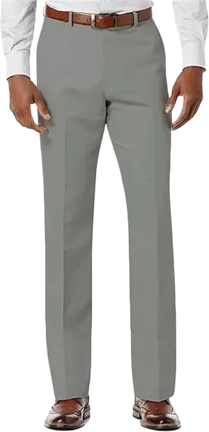 Men's Dress Pants Hemmed Casual Pants Vintage Straight Leg Fit Workwear Lightweight Suit Pants for Everyday