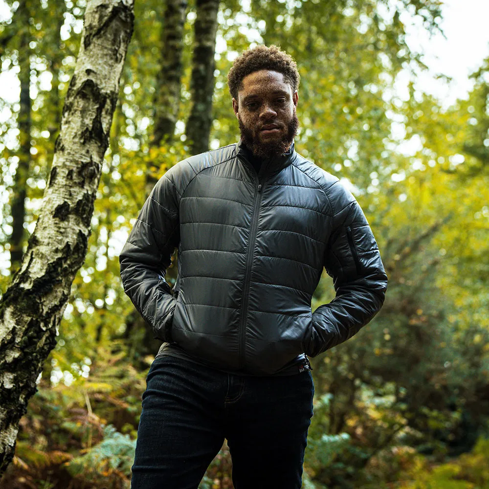 Mens Packable Insulated Jacket (Smoke/Black)