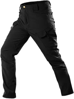 Mens Relaxed Pleated PantsTactical Cargo Pants for Men Straight Stretch Work Pants Casual Joggers Athletic Pants Fashion Outdoor PantsSkinny Chino