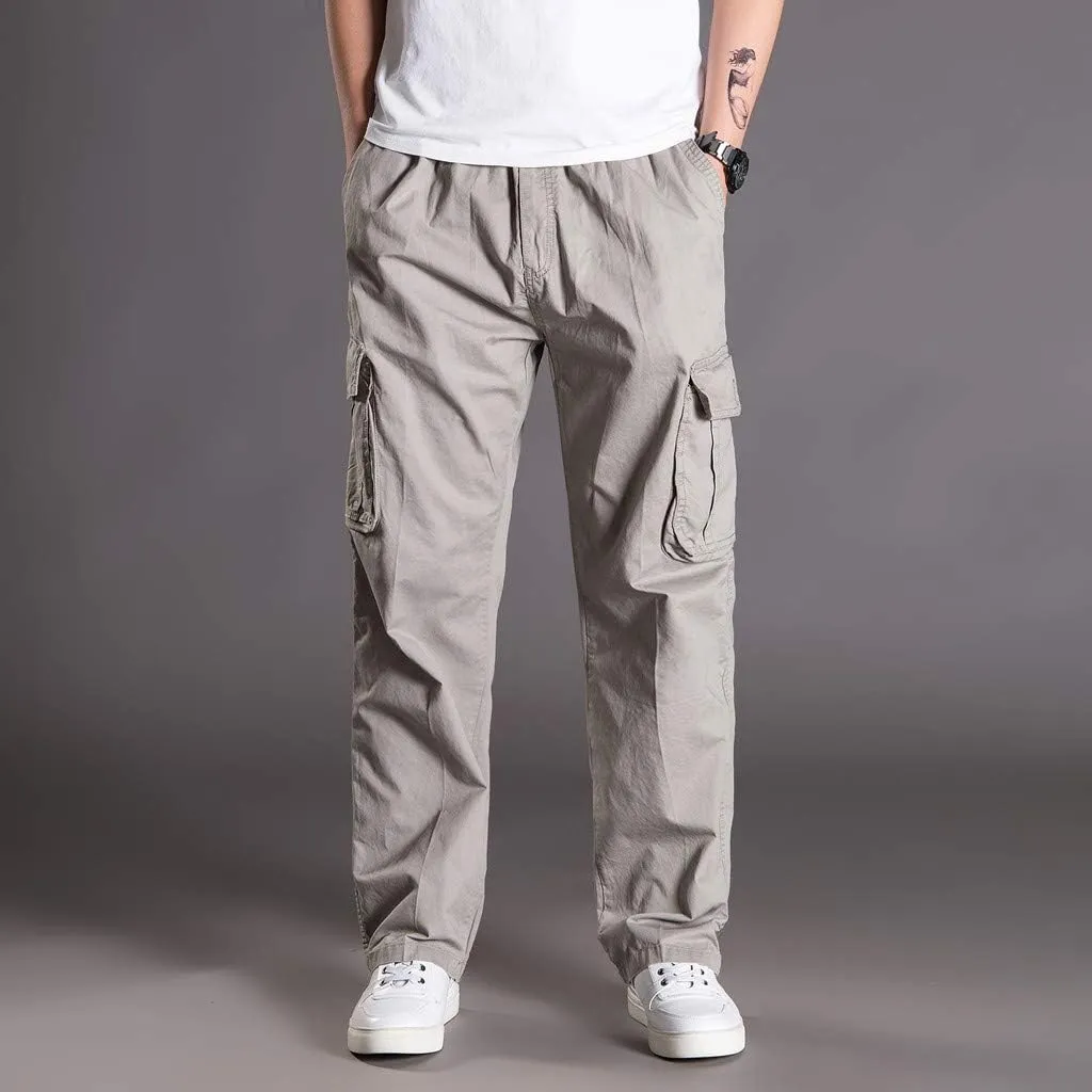 MIDOO Golf Pants Men Tapered Leg Casual Drawstring Waist Joggers Lightweight Breathable Active Athletic Fishing Hiking Pants