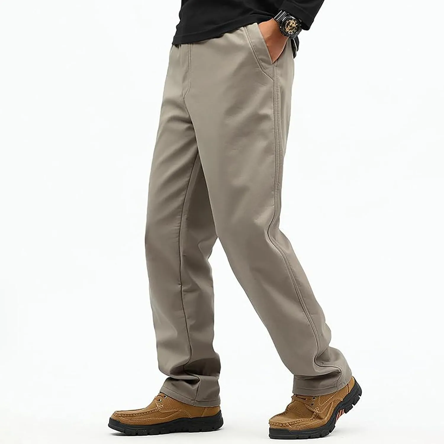 MIDOO Tactical Pants for Men Stretch Casual Drawstring Waist Joggers Lightweight Breathable Active Fishing Hiking Pants