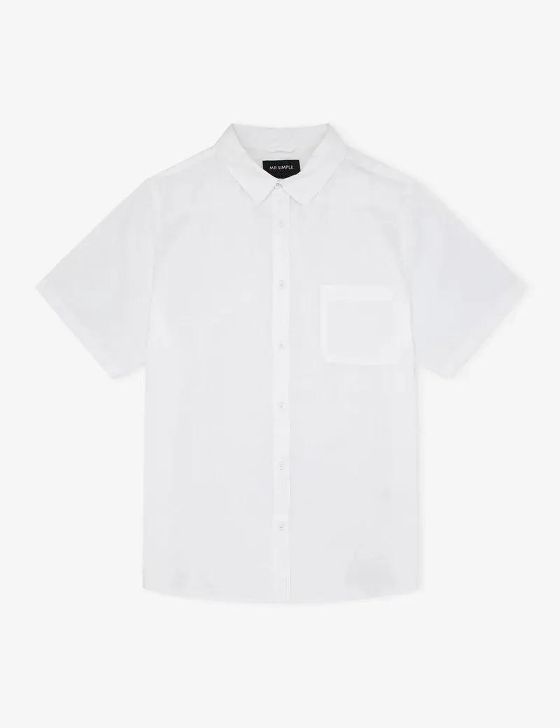 Mr Simple Linen S/S Shirt